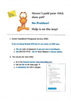 HOA Dues Online Payment Option